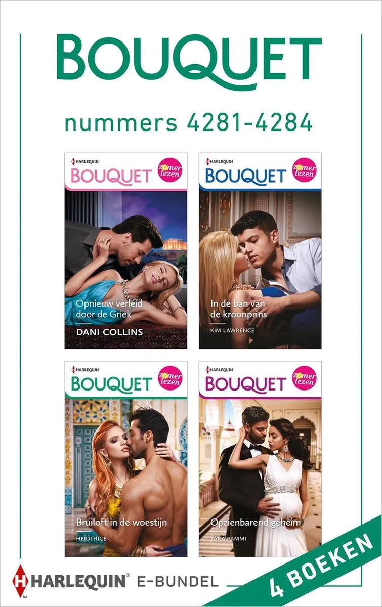 Bouquet e-bundel nummers 4281 - 4284 von Harlequin – Buchfoto