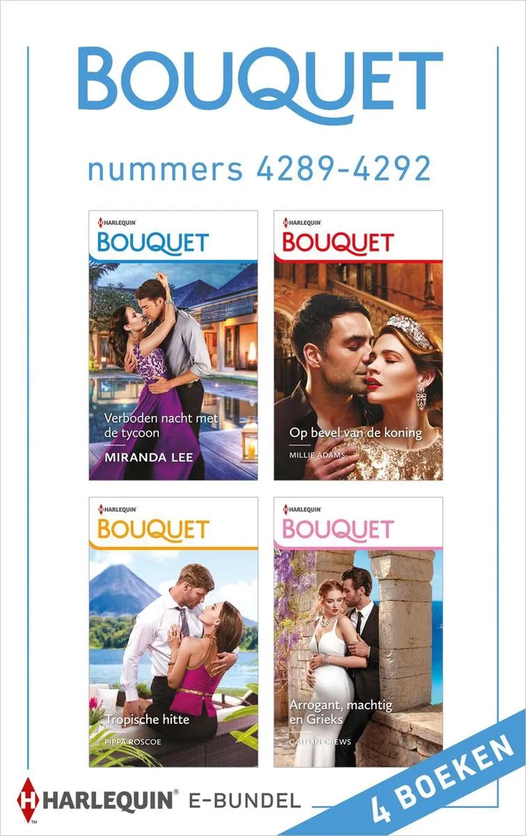 Bouquet e-bundel nummers 4289 - 4292 von Harlequin – Buchfoto