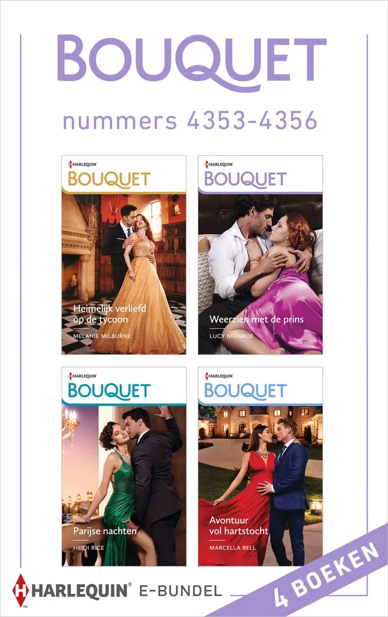 Bouquet e-bundel nummers 4353 - 4356 von Harlequin – Buchfoto