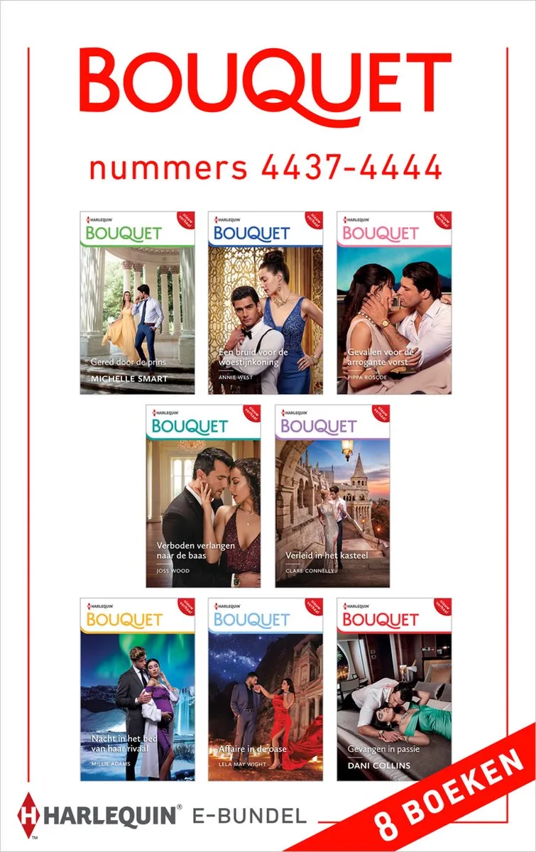 Bouquet e-bundel nummers 4437 - 4444 von Harlequin – Buchfoto