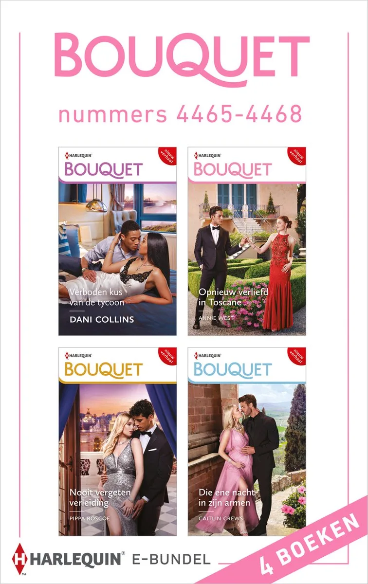 Bouquet e-bundel nummers 4465 - 4468 von Harlequin – Buchfoto