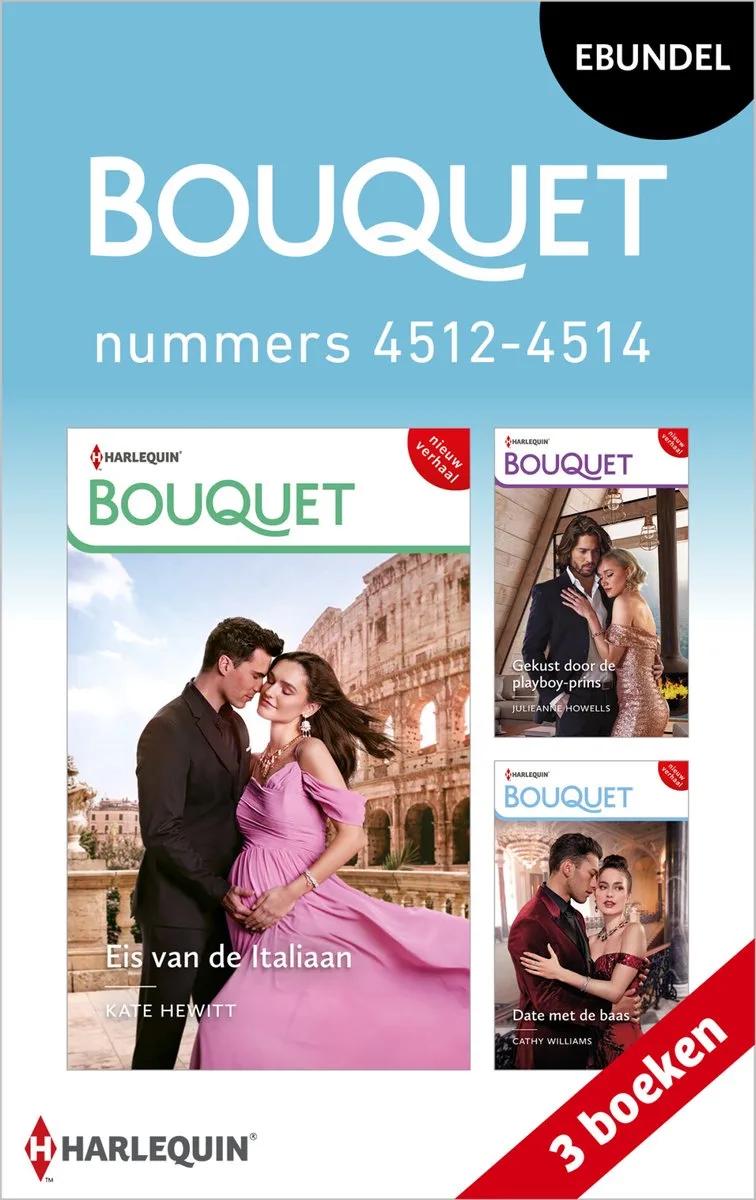 Bouquet e-bundel nummers 4512 - 4514 von Harlequin – Buchfoto