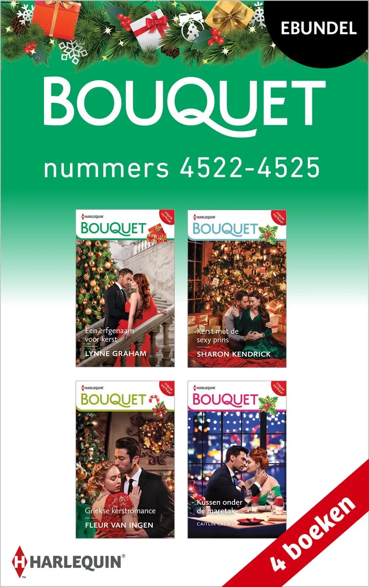 Bouquet e-bundel nummers 4522 - 4525 von Harlequin – Buchfoto