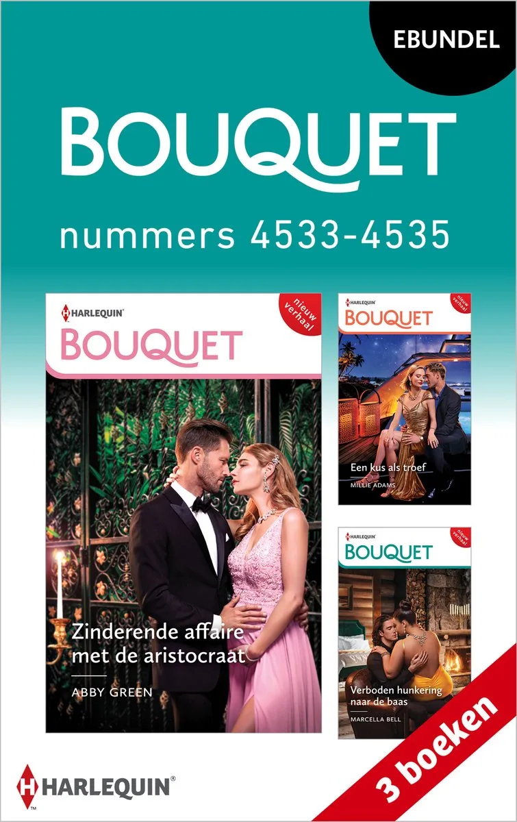 Bouquet e-bundel nummers 4533 - 4535 fra Harlequin – billede af bogen