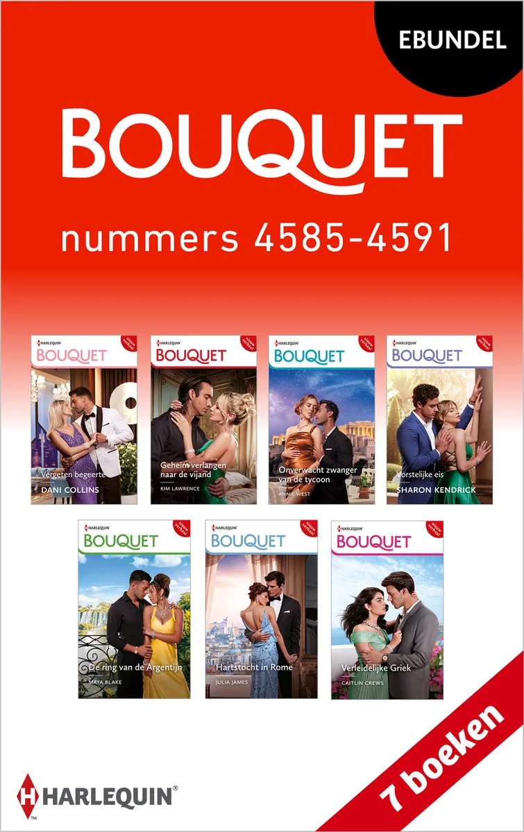 Bouquet e-bundel nummers 4585 - 4591 von Harlequin – Buchfoto