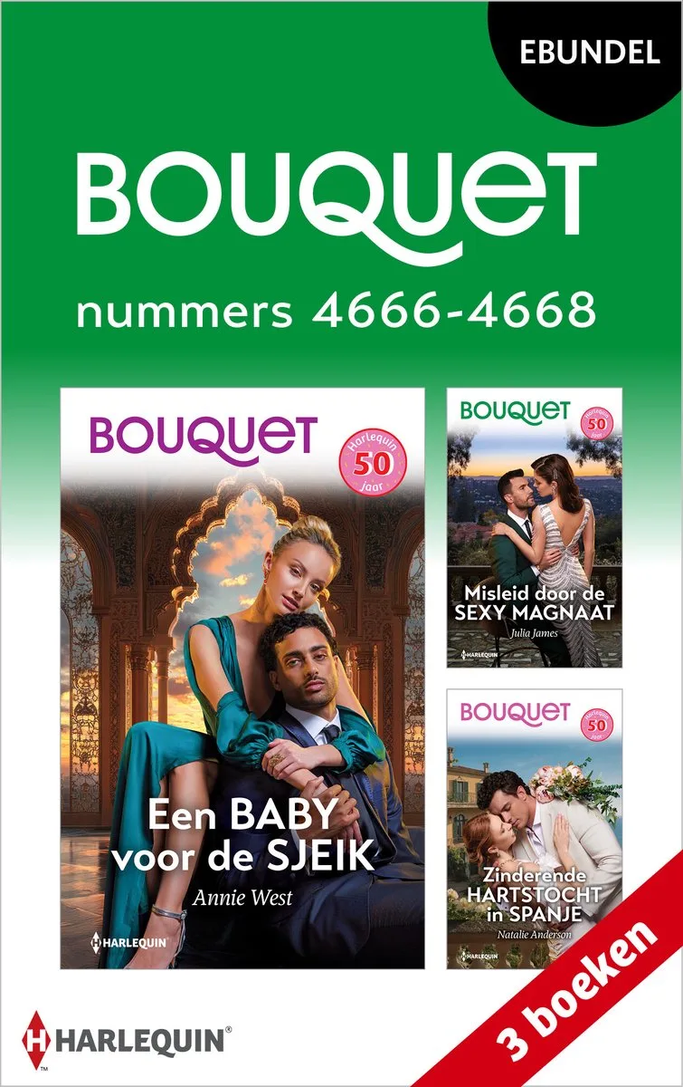 Bouquet e-bundel nummers 4666 - 4668 von Harlequin – Buchfoto