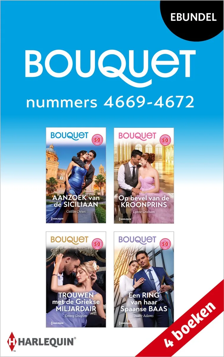 Bouquet e-bundel nummers 4669 - 4672 von Harlequin – Buchfoto