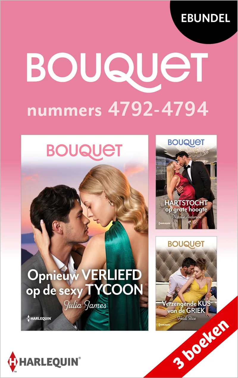 Bouquet e-bundel nummers 4792 - 4794 von Harlequin – Buchfoto