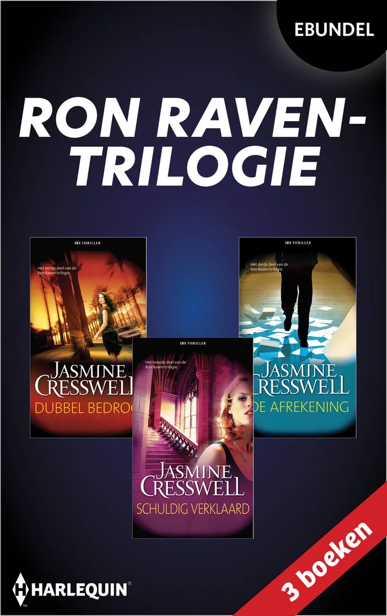 De Ron Raven-trilogie von Harlequin – Buchfoto