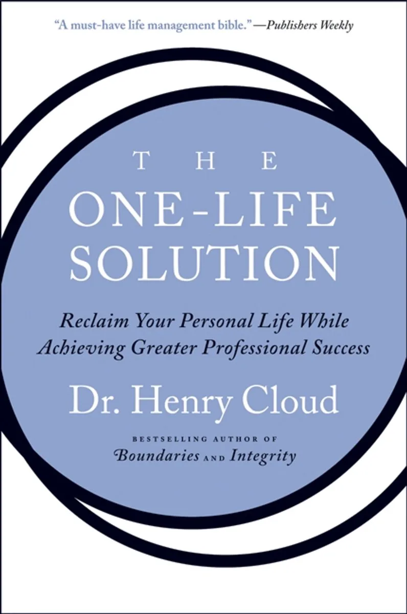One-Life Solution fra HarperBusiness – billede af bogen