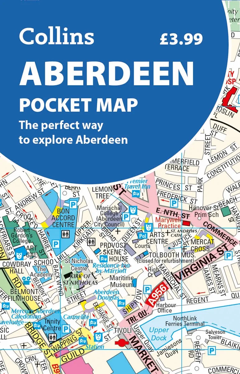 Aberdeen Pocket Map by HarperCollins – book photo