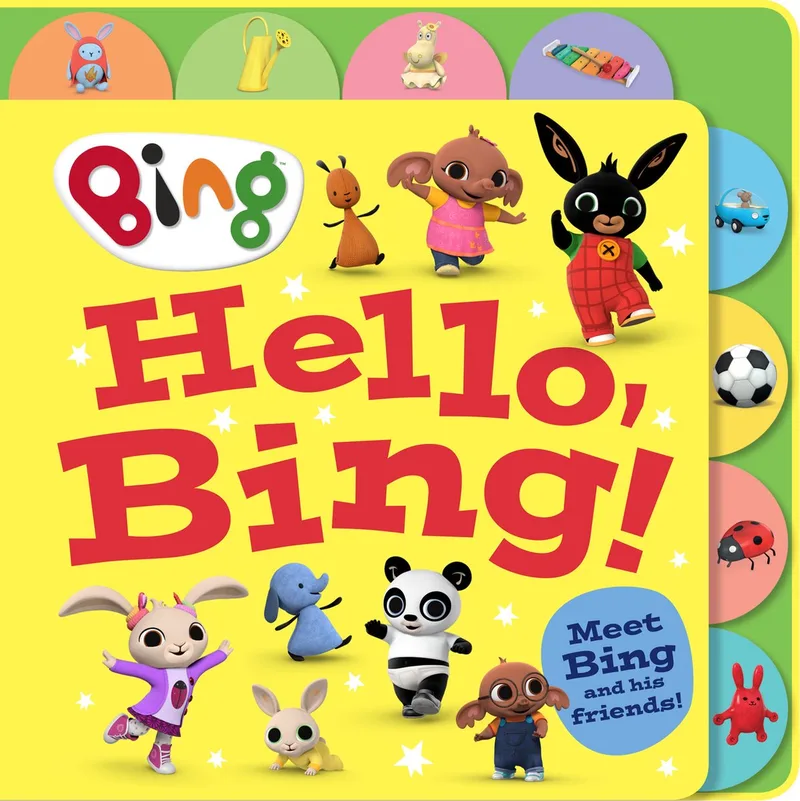 Bing- Hello, Bing! (Tabbed Board) von HarperCollins – Buchfoto
