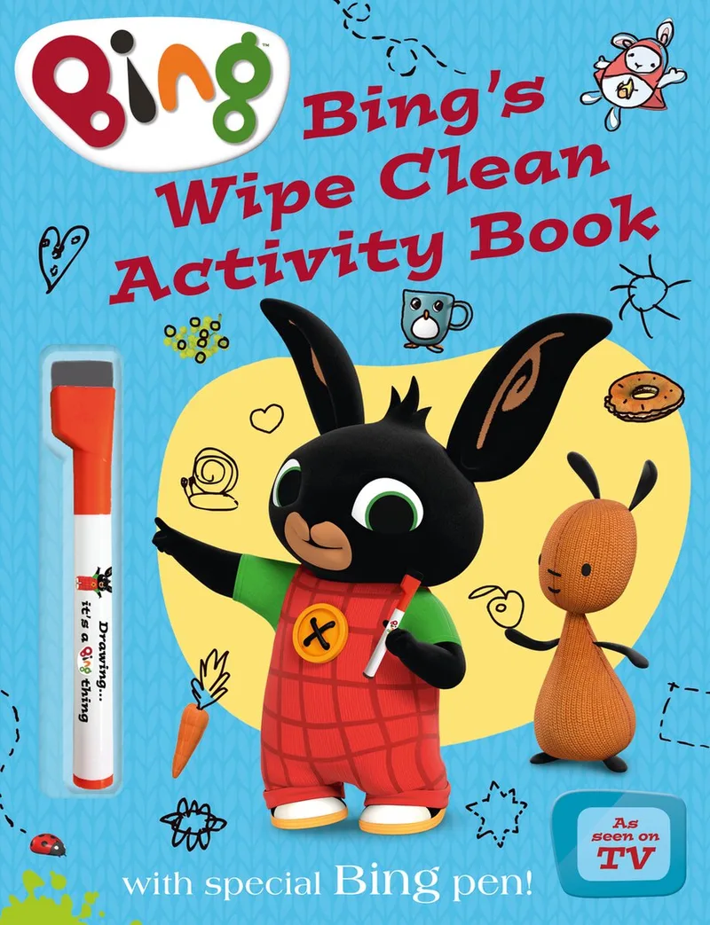 Bings Wipe Clean Activity Book von HarperCollins – Buchfoto