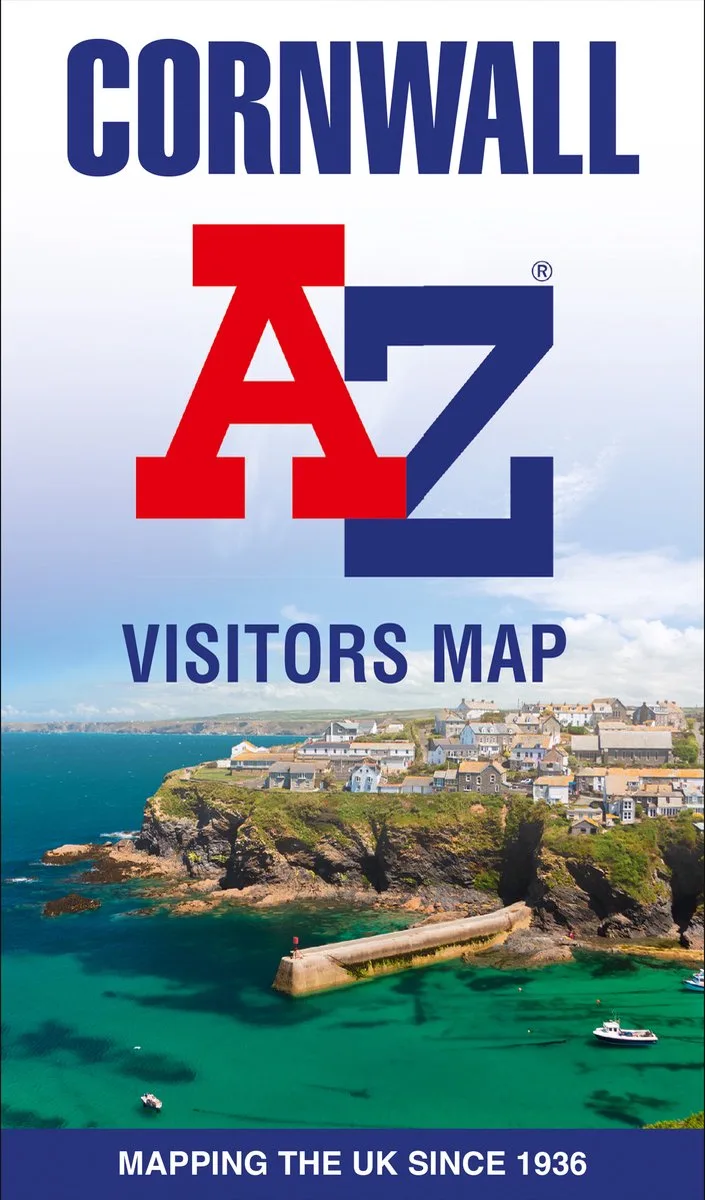 Cornwall A-Z Visitors Map de HarperCollins – photo du livre