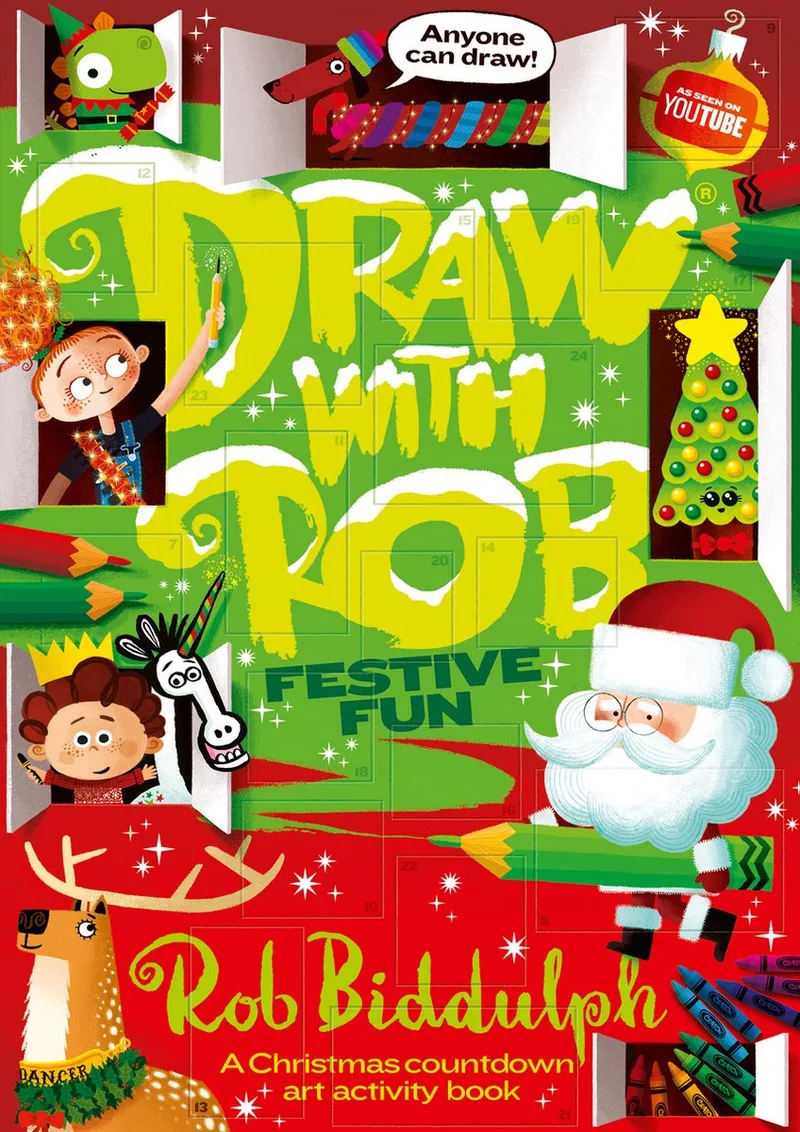 Draw With Rob: Festive Fun von HarperCollins – Buchfoto