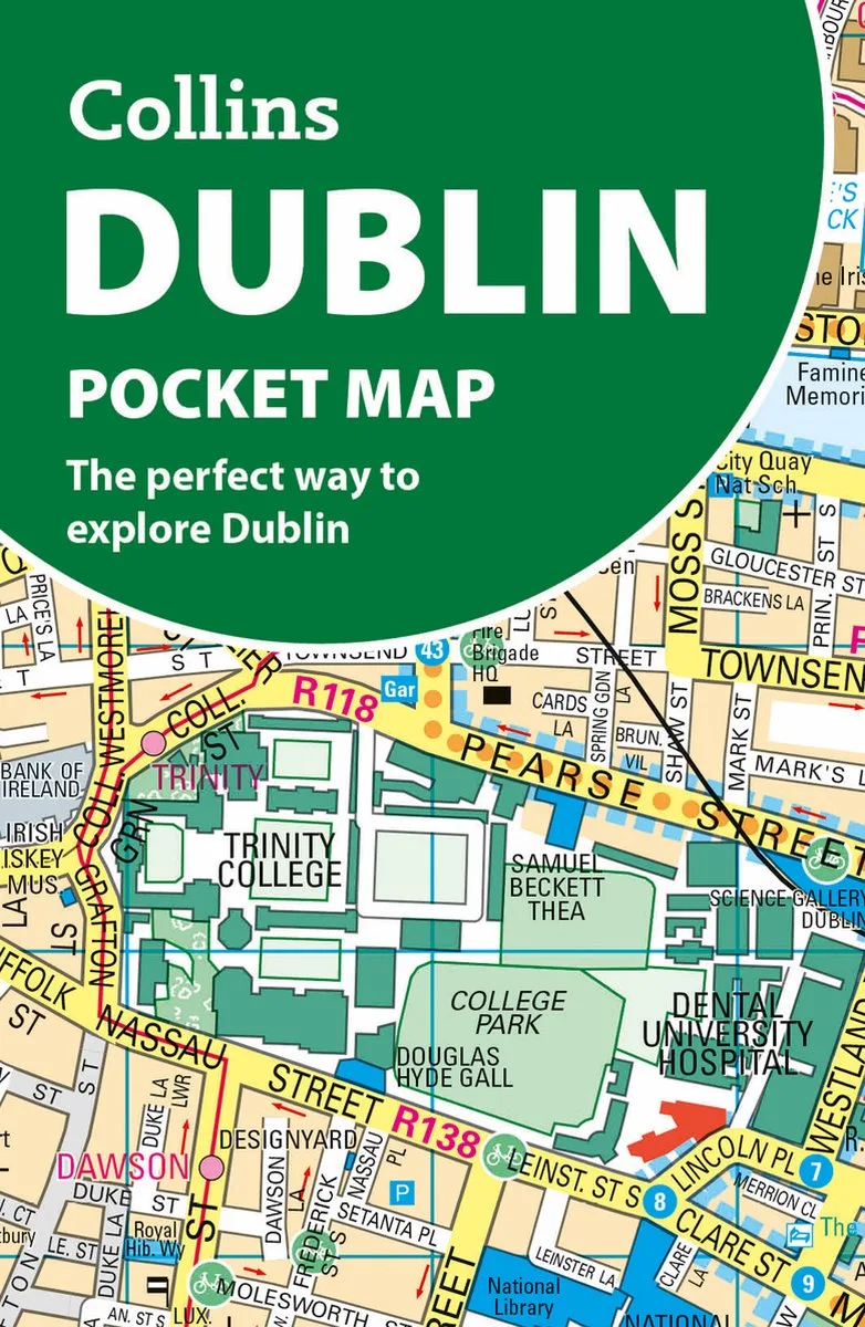 Dublin Pocket Map von HarperCollins – Buchfoto