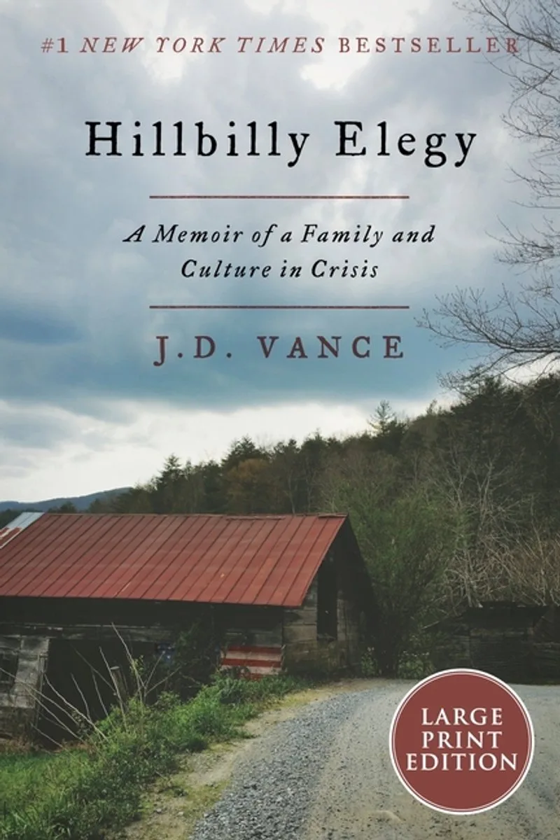 Hillbilly Elegy fra HarperCollins – billede af bogen