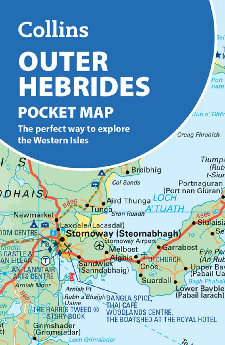 Outer Hebrides Pocket Map von HarperCollins – Buchfoto