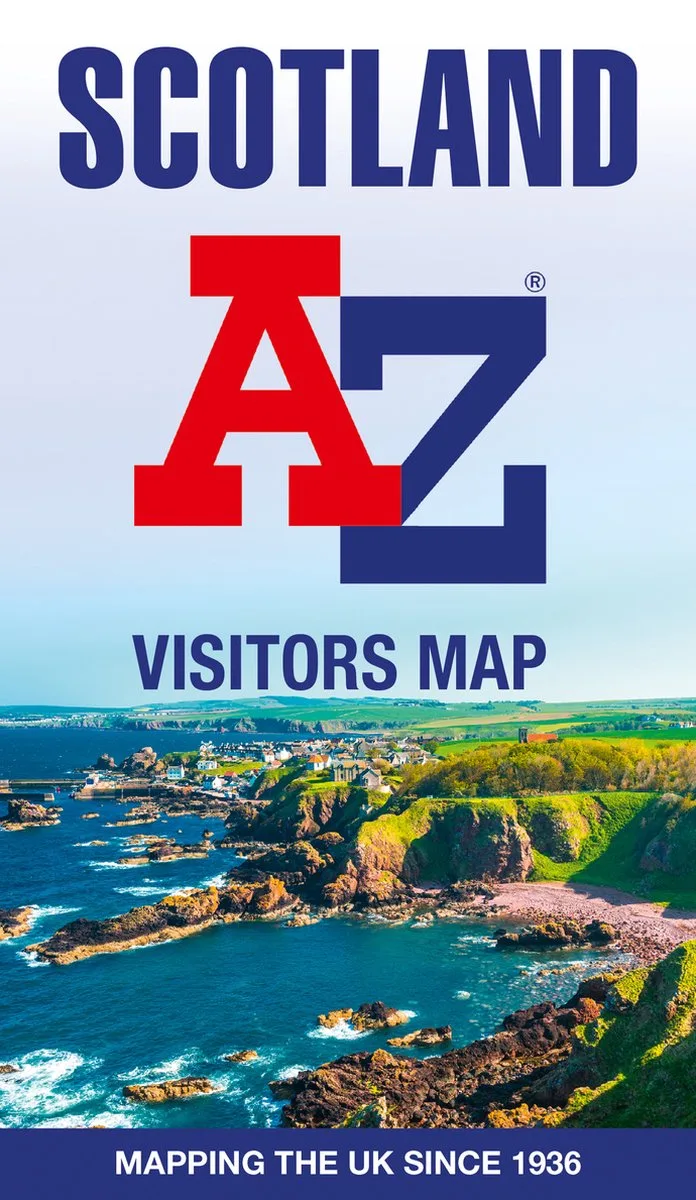 Scotland A-Z Visitors Map von HarperCollins – Buchfoto