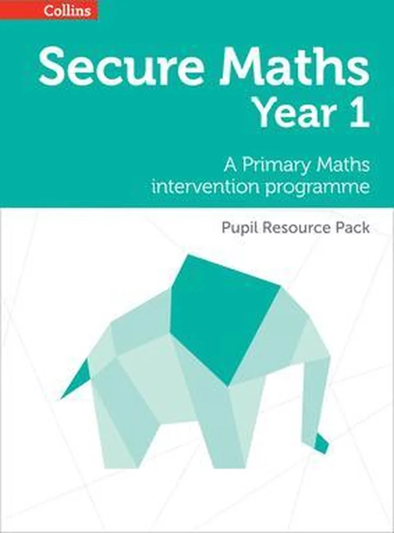 Secure Year 1 Maths Pupil Resource Pack A Primary Maths intervention programme Secure Maths von HarperCollins – Buchfoto