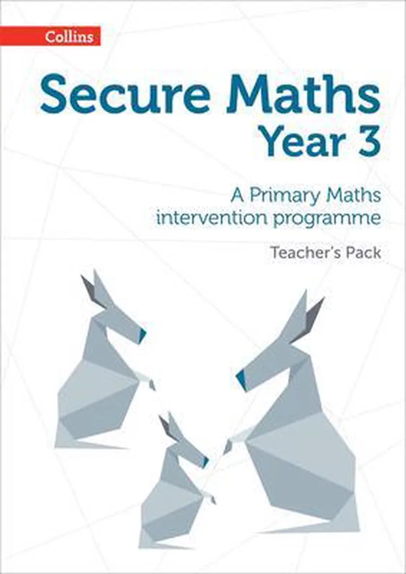 Secure Year 3 Maths Teachers Pack A Primary Maths intervention programme Secure Maths fra HarperCollins – billede af bogen
