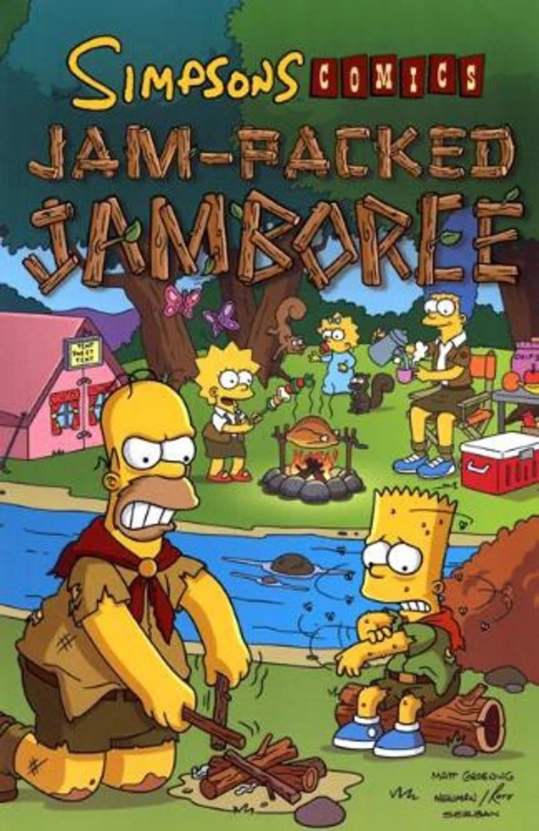 Simpson Comics von HarperCollins – Buchfoto