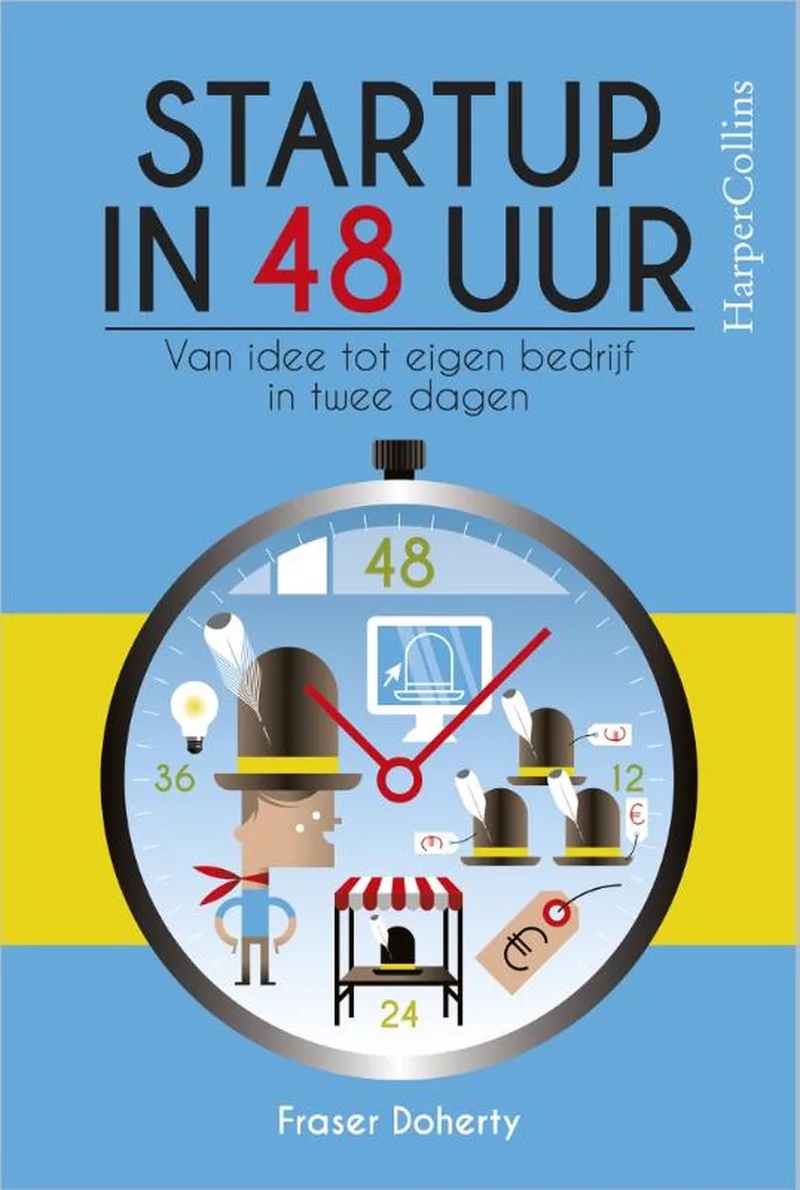 Startup in 48 uur von HarperCollins – Buchfoto