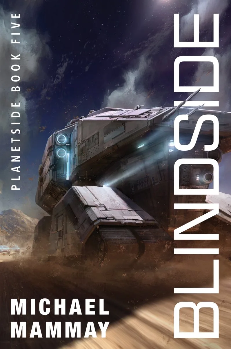 Planetside5- Blindside van HarperVoyager – boekfoto