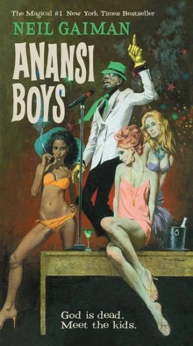 Anansi Boys fra Headline – billede af bogen