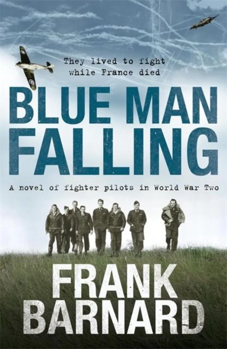 Blue Man Falling von Headline – Buchfoto