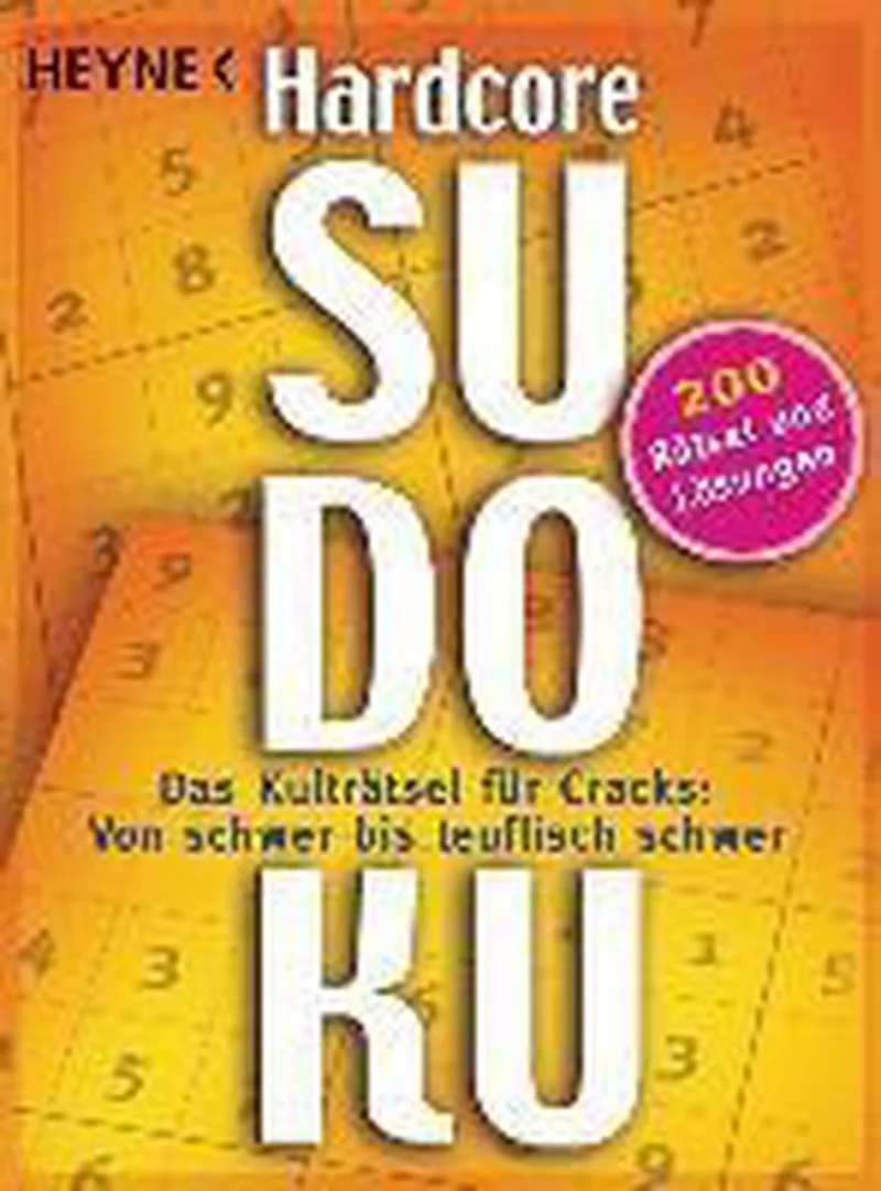 Hardcore-Sudoku von Heyne – Buchfoto
