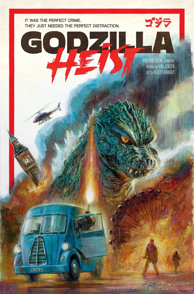 Godzilla: Heist von IDW Publishing – Buchfoto