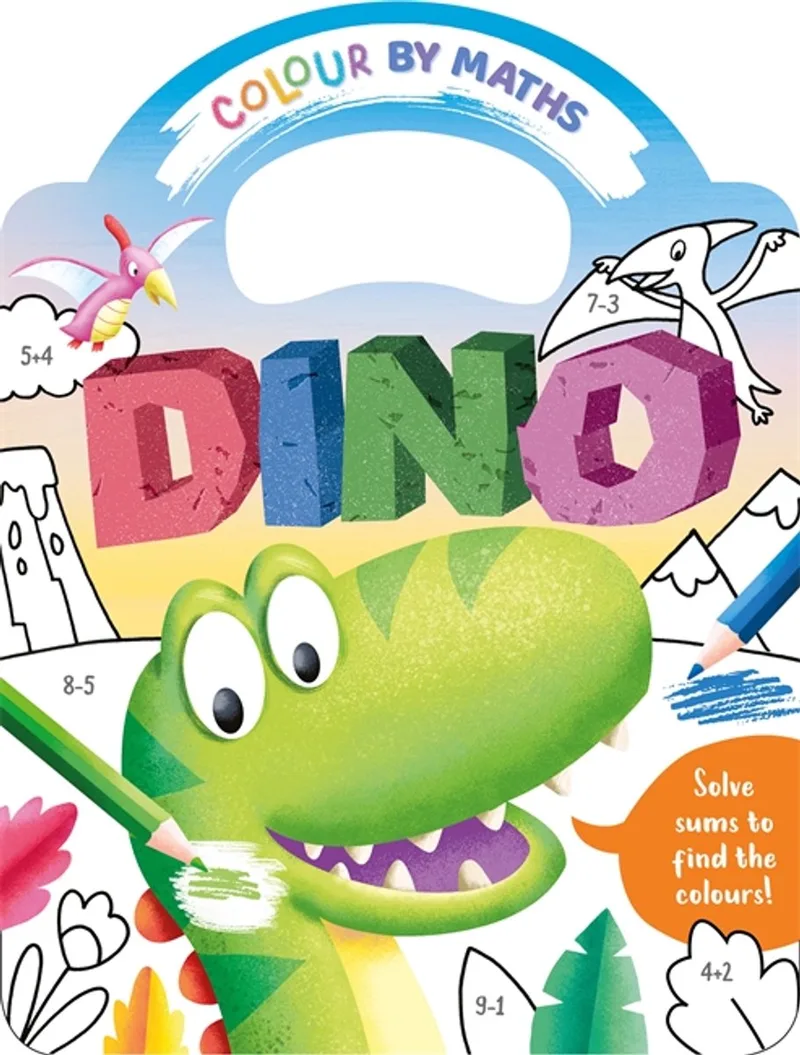 Colour By Maths: Dino von Igloo Books – Buchfoto