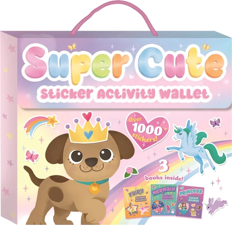 Super Cute Sticker Activity Wallet von Igloo Books – Buchfoto