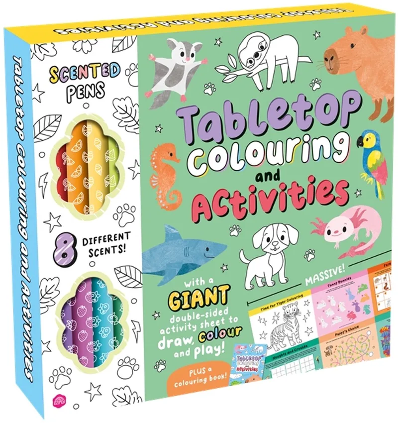 Tabletop Colouring and Activities von Igloo Books – Buchfoto