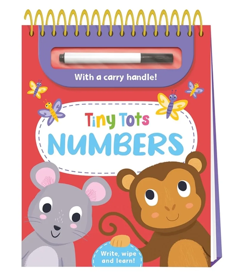 Write, wipe and learn- Tiny Tots Numbers van Igloo Books – boekfoto