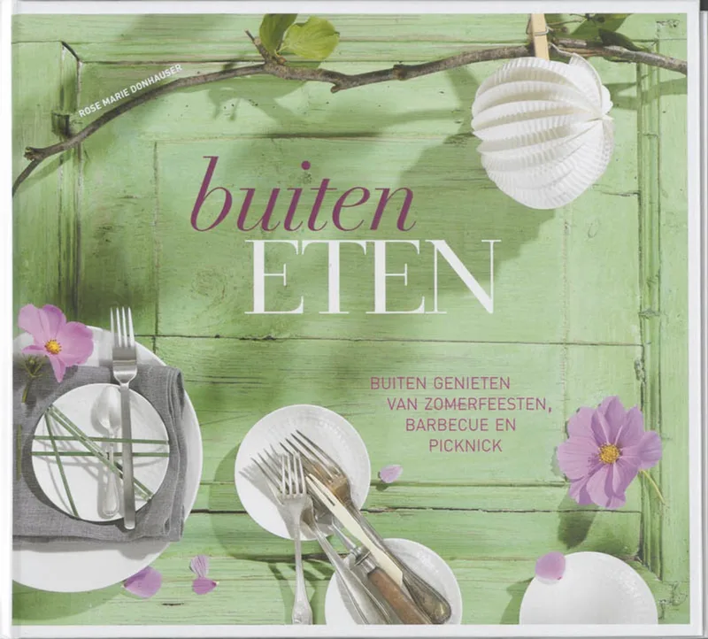 Buiten eten von Karakter – Buchfoto