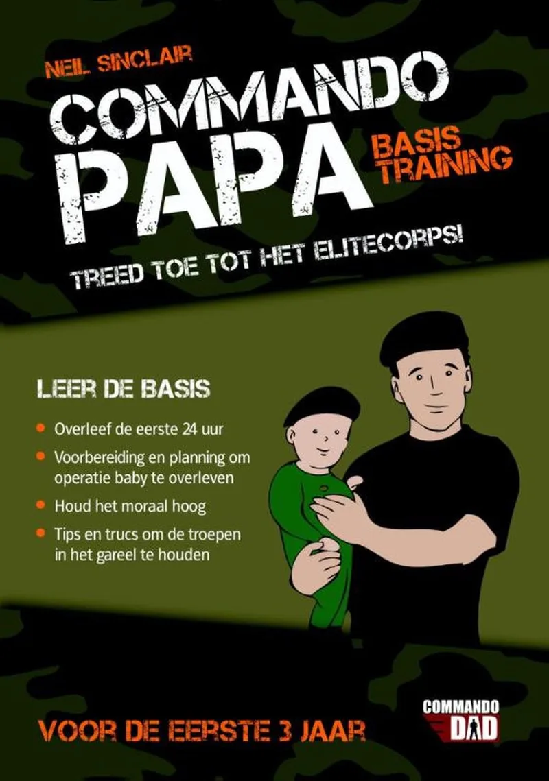 Commando papa från Karakter – bokbild