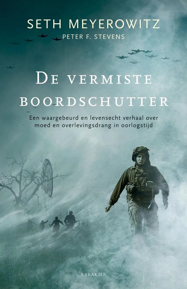 De vermiste boordschutter von Karakter – Buchfoto