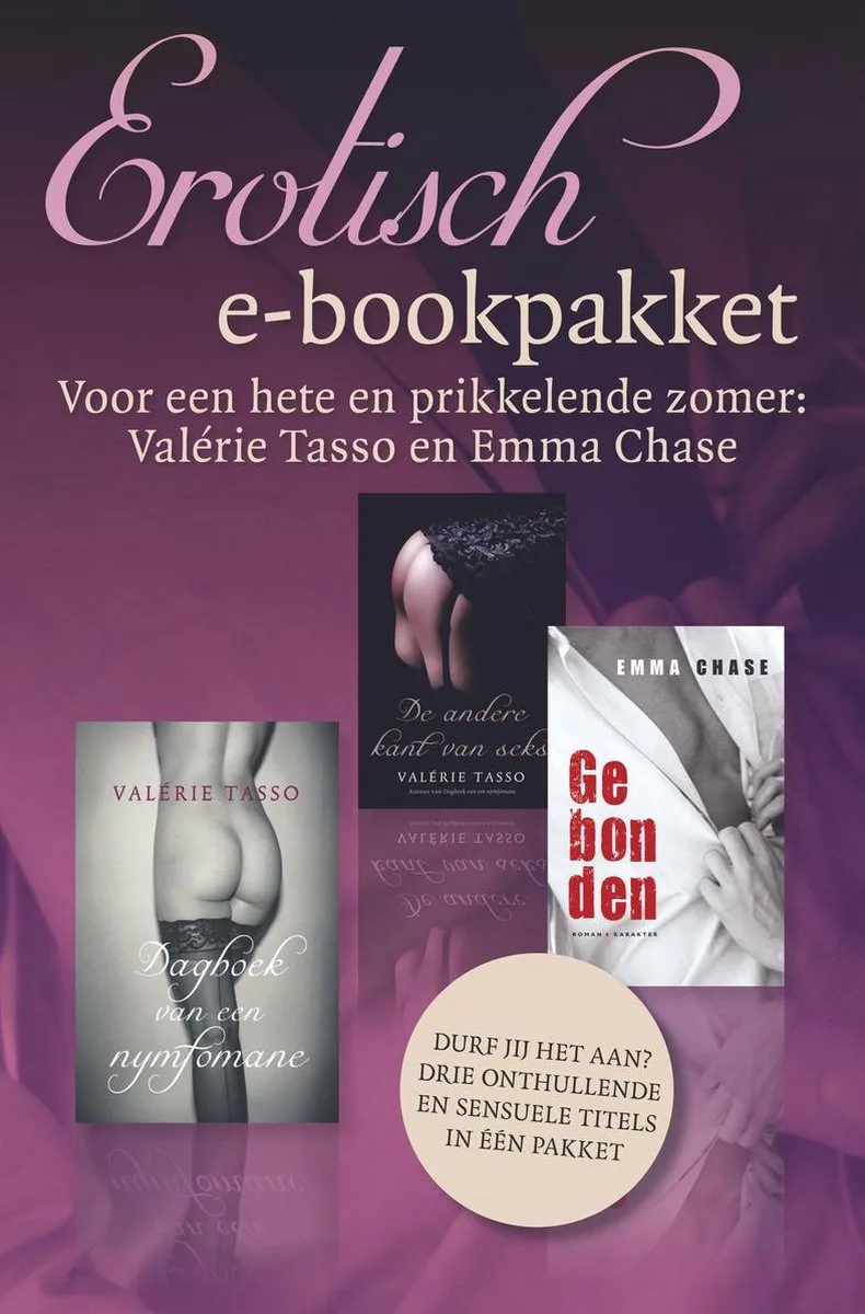 Erotisch e-bookpakket von Karakter – Buchfoto
