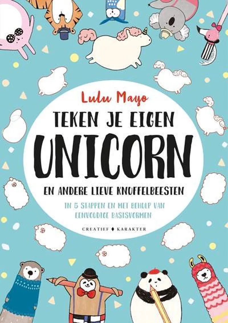 Teken je eigen unicorn fra Karakter – billede af bogen