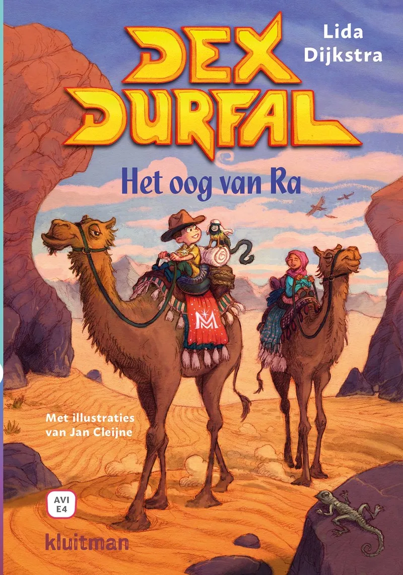 Lekker lezen met Kluitman - Dex Durfal Het oog van Ra van Kluitman – boekfoto