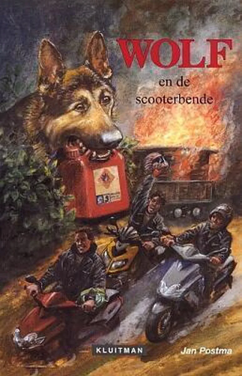 Wolf - Wolf en de scooterbende fra Kluitman – billede af bogen