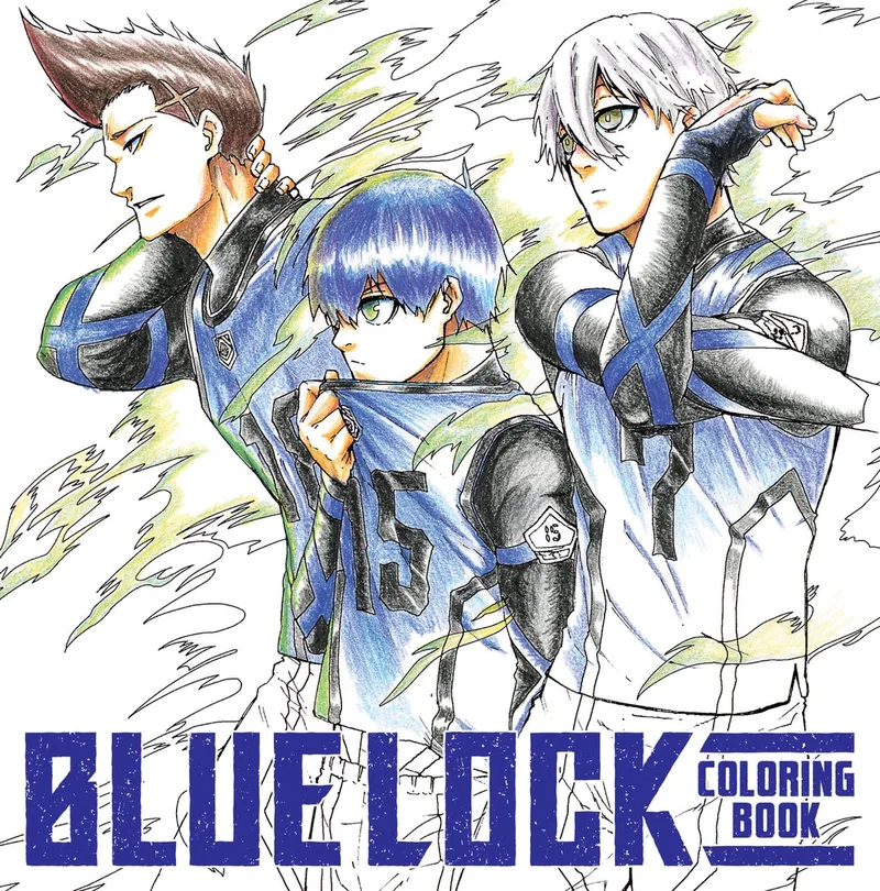 Blue Lock Coloring Book de Kodansha Comics – photo du livre