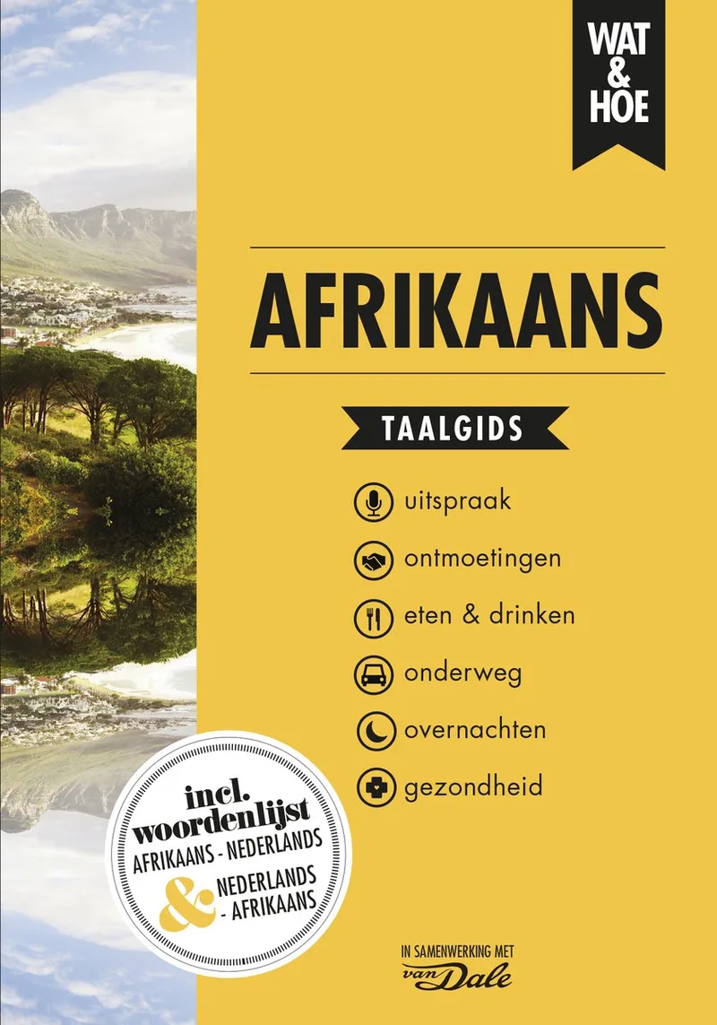 Wat & Hoe taalgids - Afrikaans van KOSMOS – boekfoto