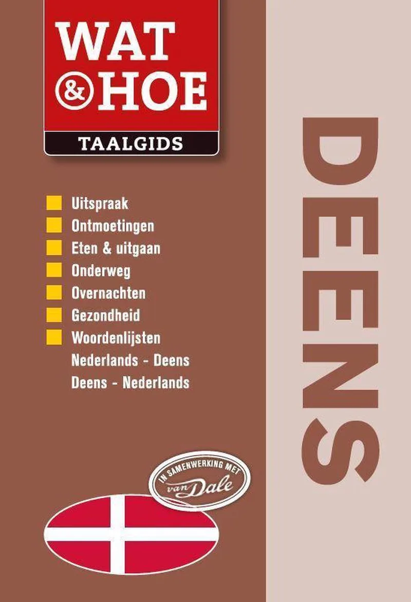 Wat & Hoe taalgids - Deens van KOSMOS – boekfoto