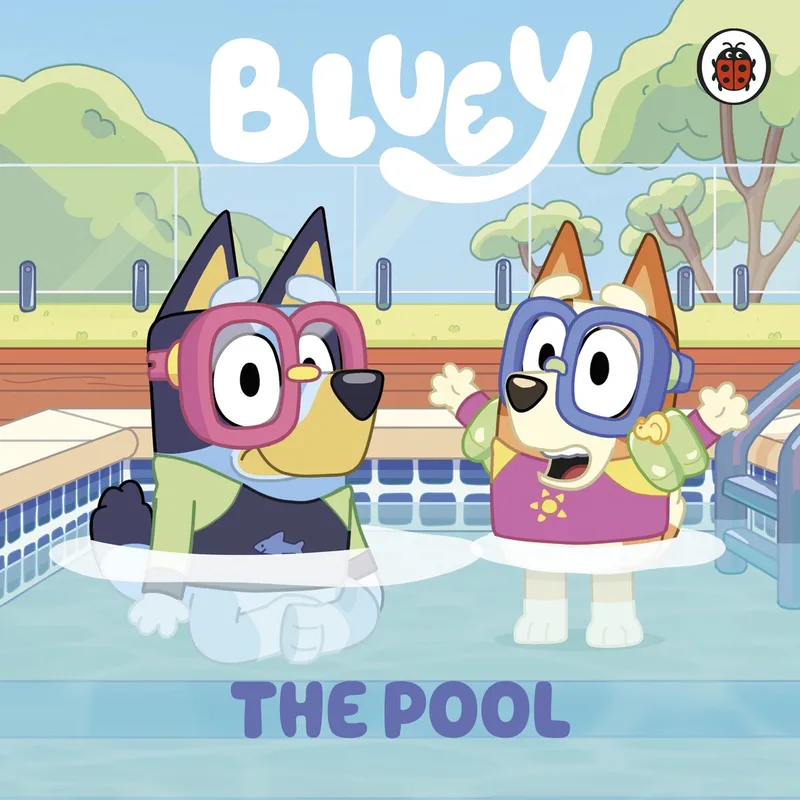Bluey- Bluey: The Pool von Ladybird – Buchfoto