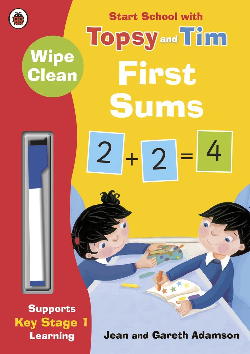 Wipe Clean First Sums von Ladybird – Buchfoto