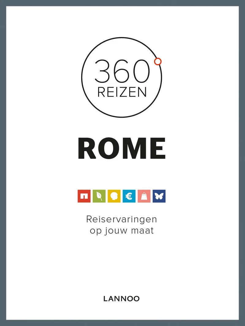360° Rome van Lannoo – boekfoto