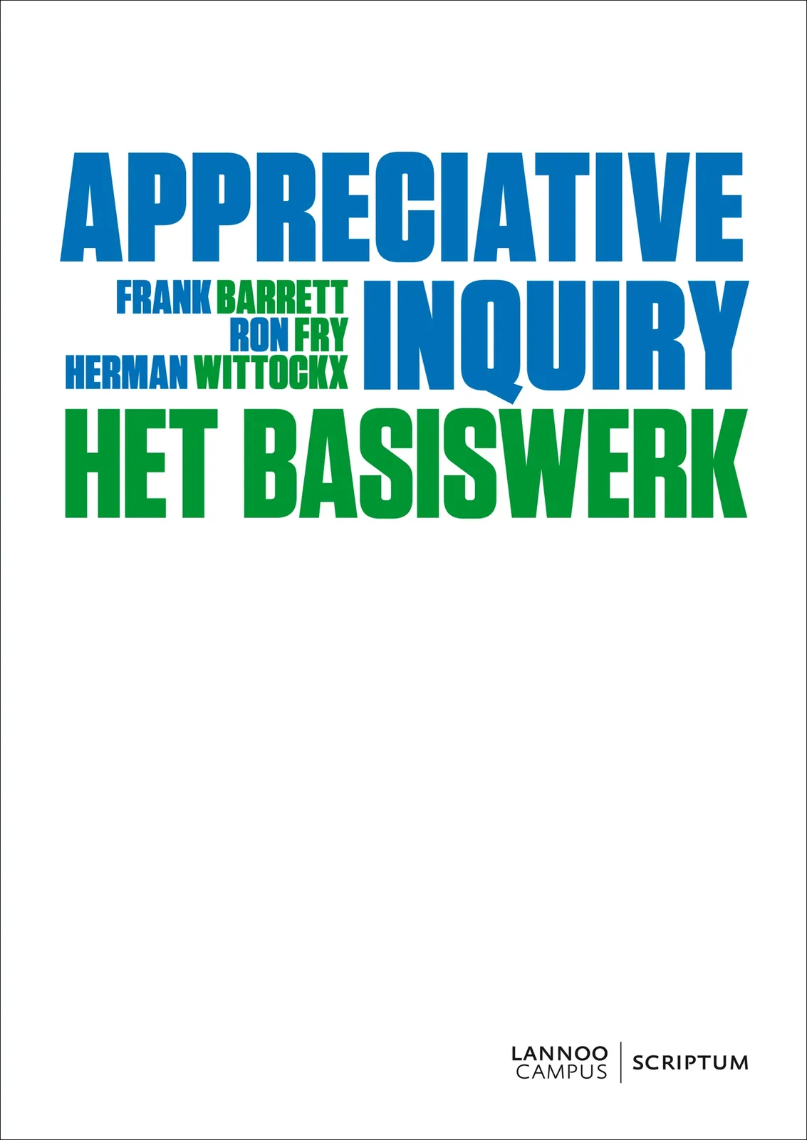 Appreciative inquiry van Lannoo – boekfoto